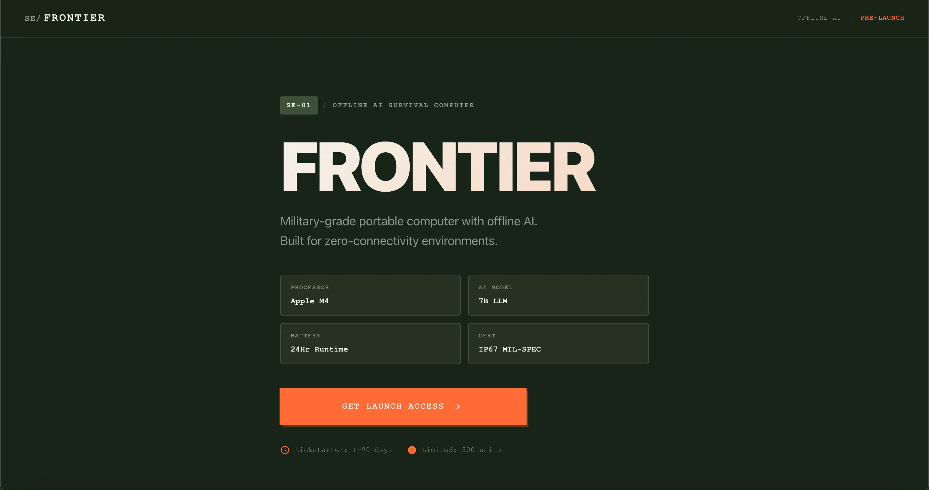 Survival Expert AI: Frontier