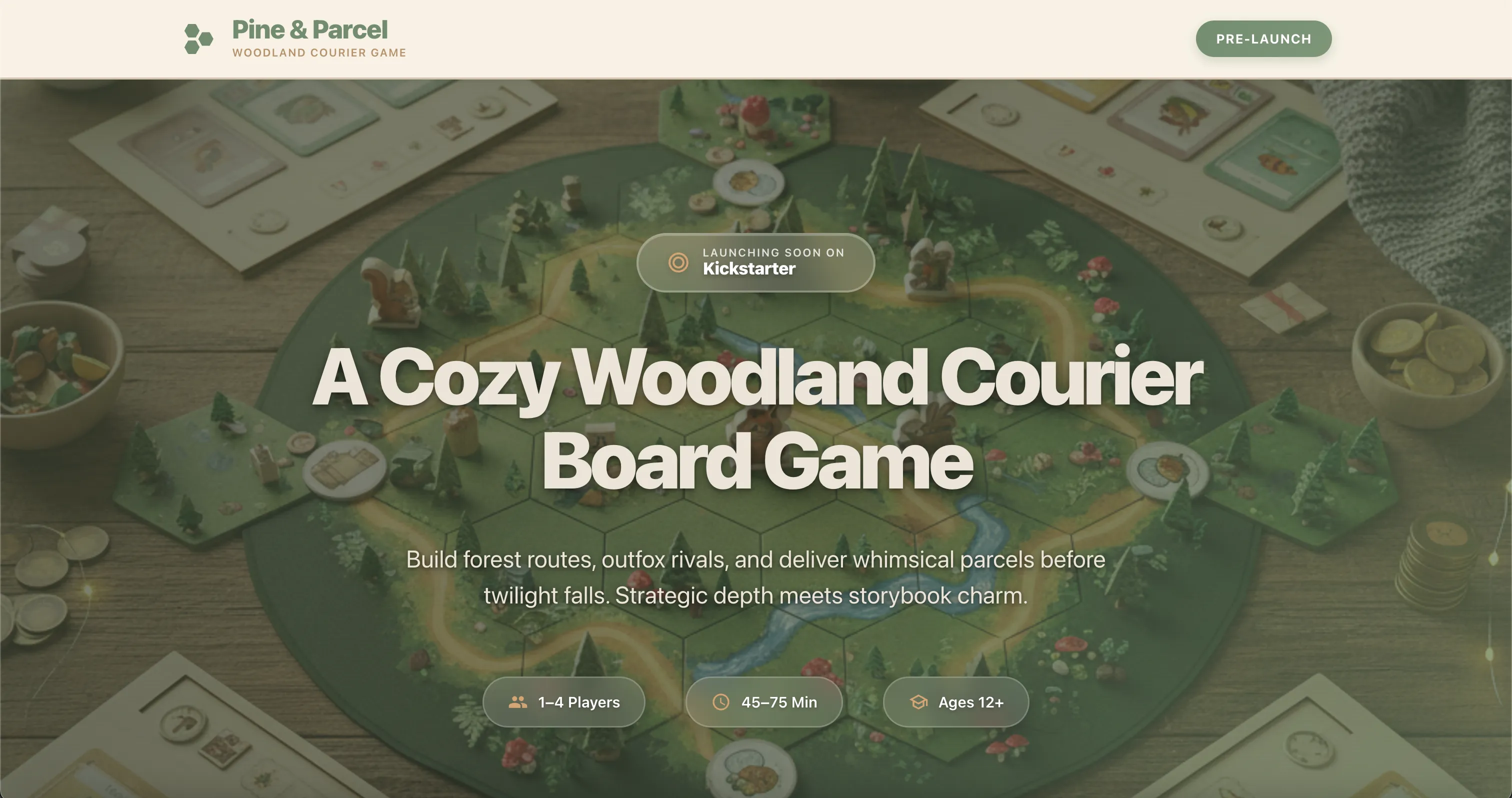 Pine & Parcel: Woodland Courier Game